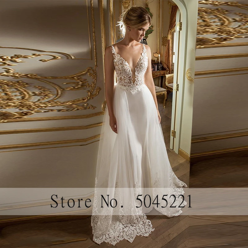 Verngo-Elegant-Mermaid-Wedding-Dress-Appliques-Tulle-Bridal-Dress-Ivory-Wedding-Gowns-Custom-Made-Mermaid-Wedding