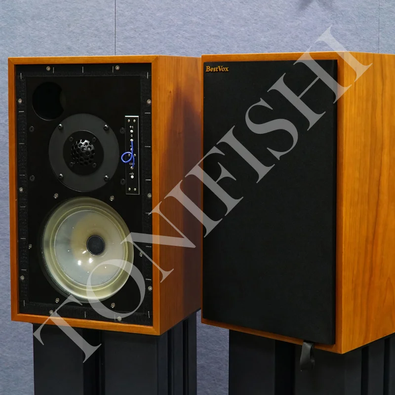 BestVox 8-inch fever HiFi monitor bookshelf speakers LS5/9, BBC classic LS59 speakers, 50W 8 ohms Sensitivity: 87dB
BestVox 8-inch fever HiFi monitor bookshelf speakers LS5/9, BBC classic LS59 speakers, 50W 8 ohms Sensitivity: 87dB