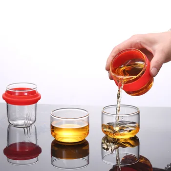 2 Persons Portable Teaware Sets Heat Resistant Igh Borosilicate Glass Teapot Cups Chinese Kongfu Tea Kit Outdoor Travel Teaware
2 Persons Portable Teaware Sets Heat Resistant Igh Borosilicate Glass Teapot Cups Chinese Kongfu Tea Kit Outdoor Travel Teaware