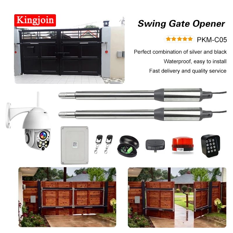 300KGOutdoor automatic swing door opener motor double arm door openeroperator linear actuator access control monitoring optional
300KGOutdoor automatic swing door opener motor double arm door openeroperator linear actuator access control monitoring optional