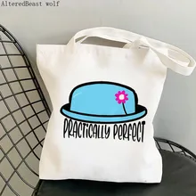 Women Shopper Practically perfect in nearly every way Bag Harajuku Shopping Canvas Shopper girl handbag Tote Shoulder Lady Bag
Women Shopper Practically perfect in nearly every way Bag Harajuku Shopping Canvas Shopper girl handbag Tote Shoulder Lady Bag