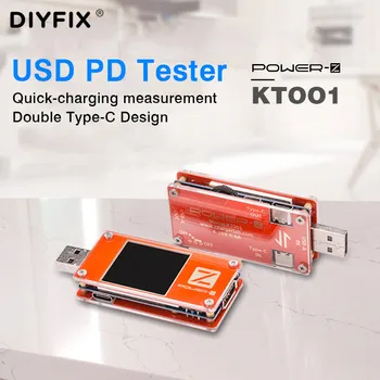 ChargerLAB POWER-Z KT001 USB PD tester voltage Curren PD Decoy Instrument KT001 Type-C Fast-Charging Head Network Detector
ChargerLAB POWER-Z KT001 USB PD tester voltage Curren PD Decoy Instrument KT001 Type-C Fast-Charging Head Network Detector