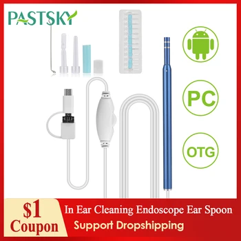 In Ear Cleaning Endoscope Visual Ear Spoon 3 in 1 Mini Camera Android PC Earwax Clear Tool Otoscope Megapixels In-ear Borescope
In Ear Cleaning Endoscope Visual Ear Spoon 3 in 1 Mini Camera Android PC Earwax Clear Tool Otoscope Megapixels In-ear Borescope