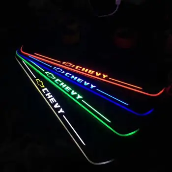 Acrylic door sill plate strip with led decorative welcome light moving door scuff for chevrolet chevy
Acrylic door sill plate strip with led decorative welcome light moving door scuff for chevrolet chevy
