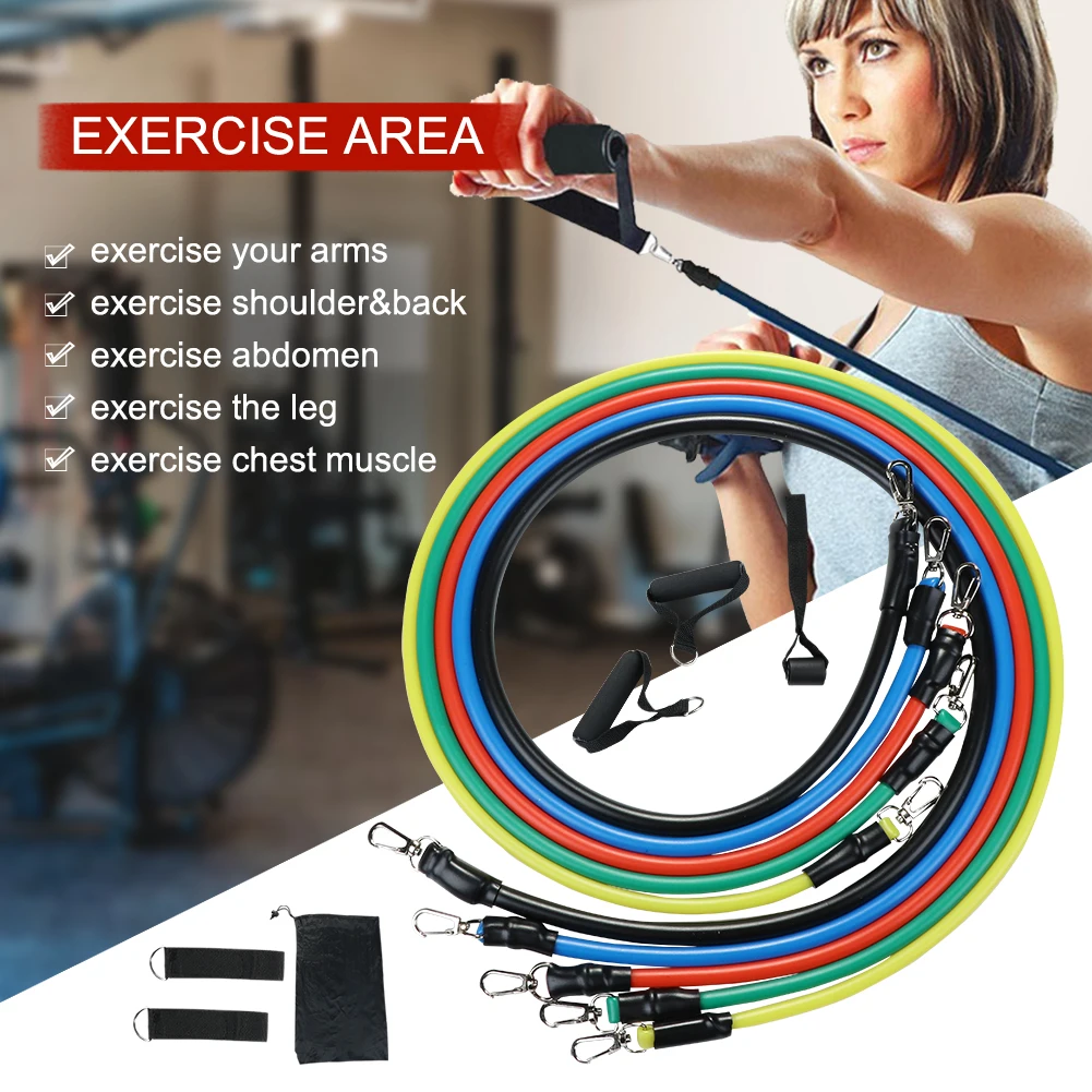11Pcs/Set Latex Resistance Bands Gym Door Anchor Ankle Straps With Bag Kit Set Yoga Exercise Fitness Band Rubber Loop Tube Bands
11Pcs/Set Latex Resistance Bands Gym Door Anchor Ankle Straps With Bag Kit Set Yoga Exercise Fitness Band Rubber Loop Tube Bands