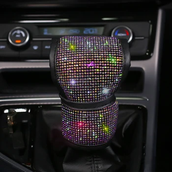 3pcs Crystal Diamond Seat Belt Cover & Gear Shift Knob Cover Handbrake Cover Rhinestone Leather Handcraft Accessories for Women
3pcs Crystal Diamond Seat Belt Cover & Gear Shift Knob Cover Handbrake Cover Rhinestone Leather Handcraft Accessories for Women