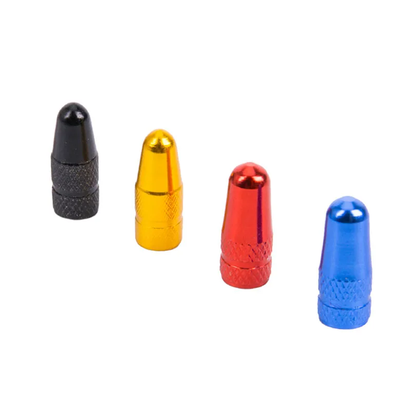 4PCS Bike Valve Caps Aluminum Presta Valve Caps High Pressure Spikes Tire Valve Dust Cover MTB Bike Cycling Bicycle Accessories