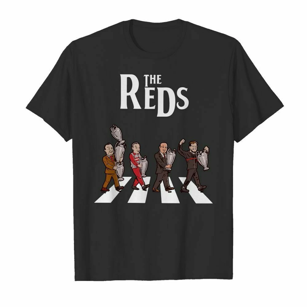 Ливерпуль The Reds Abbey Road рубашка лучшие рождественские подарки футболка |
