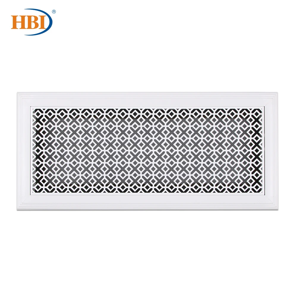 HBI 500mmx200mm X-Pattern White Rectangular Plastic Frame Steel Decorative Return Air Grille Vent Retro Style Air Register
HBI 500mmx200mm X-Pattern White Rectangular Plastic Frame Steel Decorative Return Air Grille Vent Retro Style Air Register