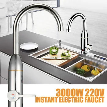 1SET Instant Hot Water Heater Tap Under Inflow Fast Instantaneous for 3000w 220v Electrical Faucet Temperature Digital Display
1SET Instant Hot Water Heater Tap Under Inflow Fast Instantaneous for 3000w 220v Electrical Faucet Temperature Digital Display