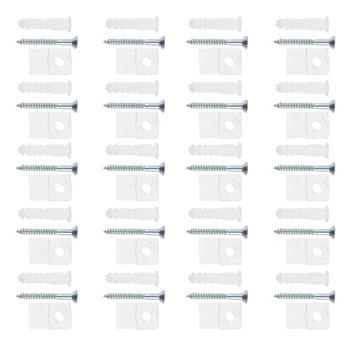20 Sets of Mirror Clip Practical Durable Small Useful Lightweight Fixing Clip Attaching Clamp Glass Retaining Clip for Mirror Wa
20 Sets of Mirror Clip Practical Durable Small Useful Lightweight Fixing Clip Attaching Clamp Glass Retaining Clip for Mirror Wa