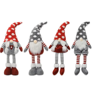 4Pcs/Bag/Red And Gray Striped Faceless Doll/Nordic Wind Forest Old Man Ornaments/Christmas Doll Ornaments/Christmas Decorations
4Pcs/Bag/Red And Gray Striped Faceless Doll/Nordic Wind Forest Old Man Ornaments/Christmas Doll Ornaments/Christmas Decorations