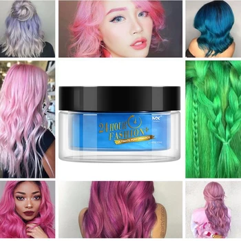 8 Colors Disposable hair Color Wax Dye one-time Sliver Grandma Green Hair Dye Wax Mud Cream molding paste Non-toxic
8 Colors Disposable hair Color Wax Dye one-time Sliver Grandma Green Hair Dye Wax Mud Cream molding paste Non-toxic