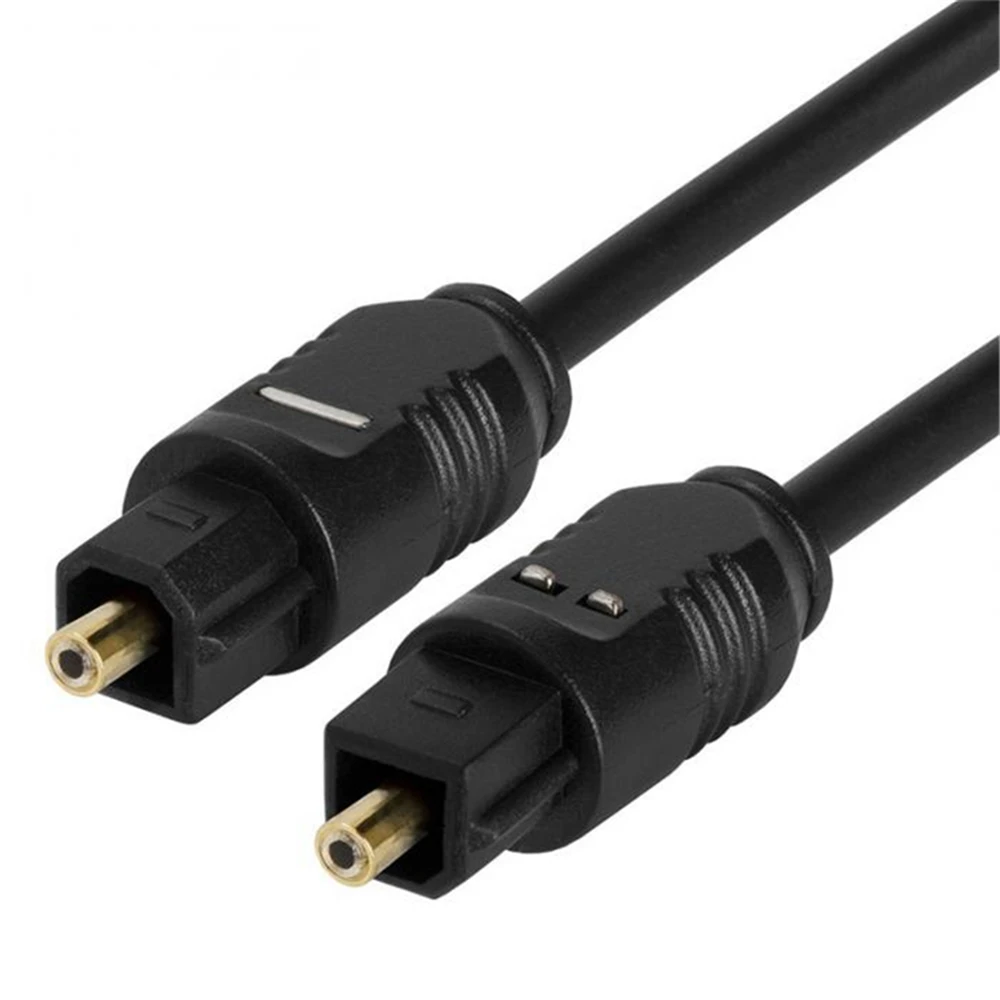 Цифровой оптический аудиокабель Toslink 1 м 2 3 SPDIF MD DVD позолоченный кабель высокое
