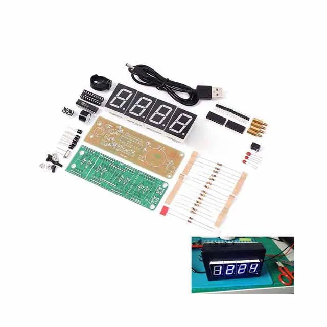 A23-- 1 inch 4-Bit Digital Tube LED Clock Display Module Blue 4 Digit Display Alarm Clock Electronic DIY Kit for arduino
A23-- 1 inch 4-Bit Digital Tube LED Clock Display Module Blue 4 Digit Display Alarm Clock Electronic DIY Kit for arduino