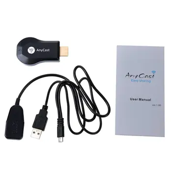 AnyCast M2 Plus Mini Wi-Fi Display Dongle Receiver 1080P Airmirror DLNA Airplay Miracast Easy Sharing HDMI Port for HDTV Smart
AnyCast M2 Plus Mini Wi-Fi Display Dongle Receiver 1080P Airmirror DLNA Airplay Miracast Easy Sharing HDMI Port for HDTV Smart