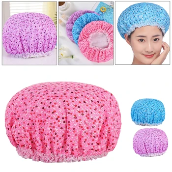 Durable Easy To Clean Bathing Cap Reusable Waterproof Shower Cap Flower Hair Bath Elastic Cotton Hat Useful Bathroom Accessories
Durable Easy To Clean Bathing Cap Reusable Waterproof Shower Cap Flower Hair Bath Elastic Cotton Hat Useful Bathroom Accessories
