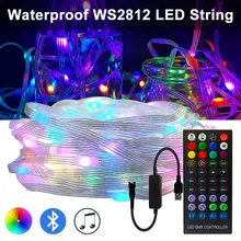 WS2812B LED String Light Full Color USB Bluetooth Music Controller WS2812 Addressable Individually RGB Led Strip Christmas DC5V
WS2812B LED String Light Full Color USB Bluetooth Music Controller WS2812 Addressable Individually RGB Led Strip Christmas DC5V