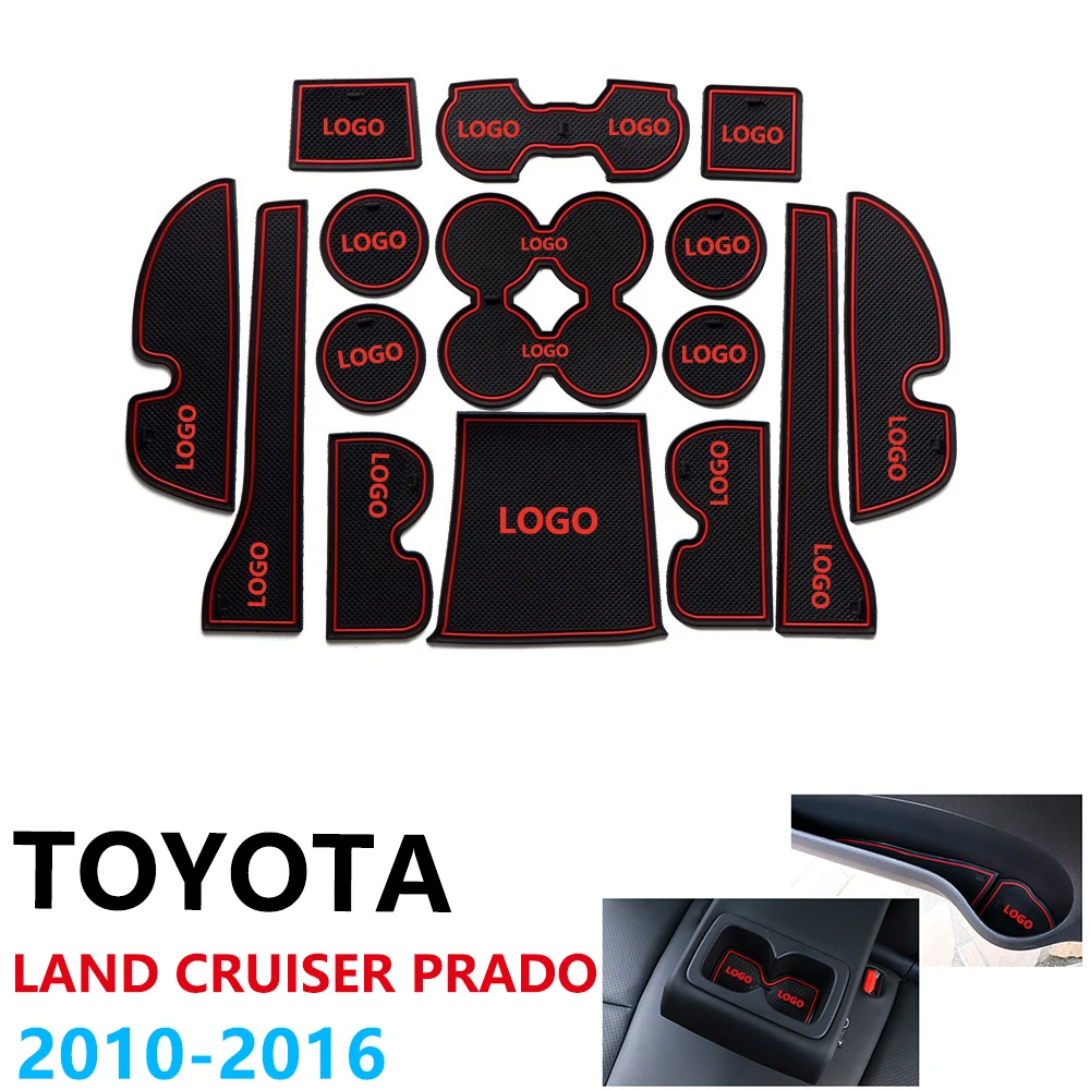 Anti-Slip Rubber Cup Cushion Door Groove Mat for Toyota Land Cruiser Prado 150 LC150 J150 2010~2016 2012 2014 2015 Accessories
Anti-Slip Rubber Cup Cushion Door Groove Mat for Toyota Land Cruiser Prado 150 LC150 J150 2010~2016 2012 2014 2015 Accessories