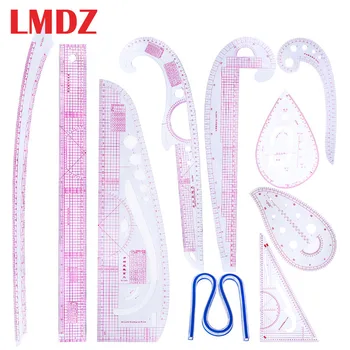 LMDZ 10pcs/set French Curve Rulers Pattern Grading Rulers Drawing Line Measure Clothing Patchwork Design Ruler Set
LMDZ 10pcs/set French Curve Rulers Pattern Grading Rulers Drawing Line Measure Clothing Patchwork Design Ruler Set
