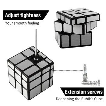 2020 Magic Mirror Cube Professional Gold Silver Cubo Magico Cast Coated Puzzle Speed Twist Learning And Education Toys
2020 Magic Mirror Cube Professional Gold Silver Cubo Magico Cast Coated Puzzle Speed Twist Learning And Education Toys