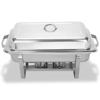 2 X Single Chafing Dish Sets Buffet Catering W/Tray Folding Chafer Food Warmer
2 X Single Chafing Dish Sets Buffet Catering W/Tray Folding Chafer Food Warmer