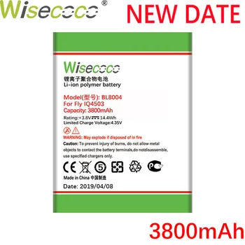 

Wisecoco BL8004 3800mAh Battery For Fly IQ4503 IQ 4503 phone In Stock Latest Produce High quality battery+Tracking number