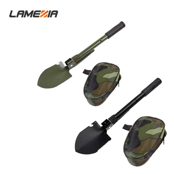 LAMEZIA Multifunction Folding Shovel Stainless Steel Survival Spade Trowel Camping Outdoor Cleaning Portable Garden Tools 
LAMEZIA Multifunction Folding Shovel Stainless Steel Survival Spade Trowel Camping Outdoor Cleaning Portable Garden Tools