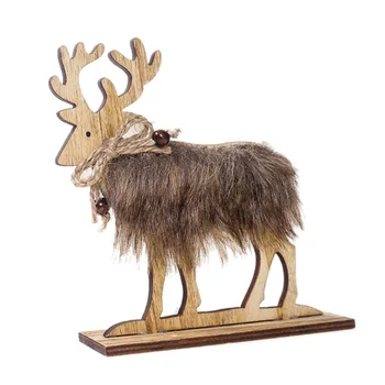 2019 New Arrival Christmas Decoration Household Wooden Felt Decoration Elk Shape Table Decoration Ceeative Product 
2019 New Arrival Christmas Decoration Household Wooden Felt Decoration Elk Shape Table Decoration Ceeative Product