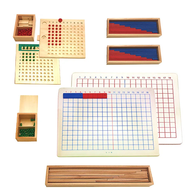 Montessori Kindergarten Early Childhood Mathematics Teaching Aids And jian fa ban Multiplication Division Learning Practice Toy
Montessori Kindergarten Early Childhood Mathematics Teaching Aids And jian fa ban Multiplication Division Learning Practice Toy