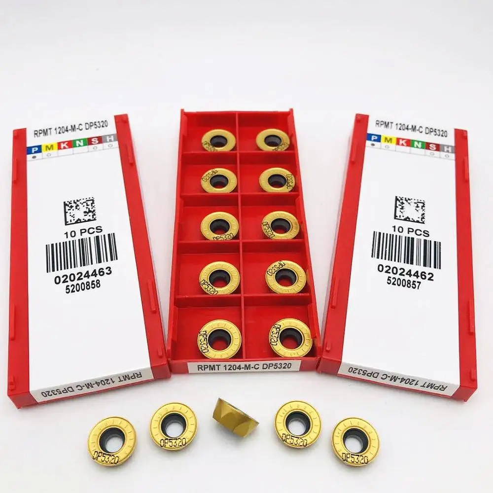 Turning inserts RPMT1204 MC DP5320 carbide inserts CNC lathe parts tools RPMT 1204 machine tool accessories milling inserts RPMT
Turning inserts RPMT1204 MC DP5320 carbide inserts CNC lathe parts tools RPMT 1204 machine tool accessories milling inserts RPMT