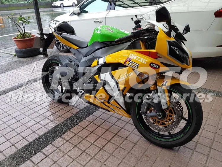 Новый ABS мотоцикл весь обтекатель комплект подходит для Kawasaki Ninja ZX-6R 636 09 10 11 12 ZX6R 2009