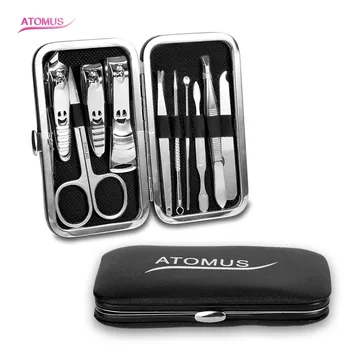 ATOMUS Nail Clipper Kit Case 10pcs with a holder box Nail Care Set Pedicure Scissor Tweezer Ear pick Utility Manicure Set Tools
ATOMUS Nail Clipper Kit Case 10pcs with a holder box Nail Care Set Pedicure Scissor Tweezer Ear pick Utility Manicure Set Tools