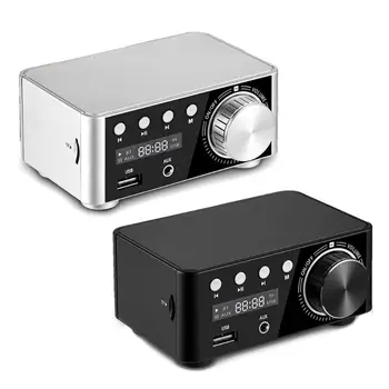 50Wx2 HiFi Bluetooth 5.0 Mini Class D Digital Power Amplifier Audio Stereo Receiver Car Home Theater USB U-Disk TF Card
50Wx2 HiFi Bluetooth 5.0 Mini Class D Digital Power Amplifier Audio Stereo Receiver Car Home Theater USB U-Disk TF Card