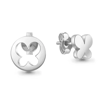 AQUAMARINE earrings without stones, silver 925
AQUAMARINE earrings without stones, silver 925