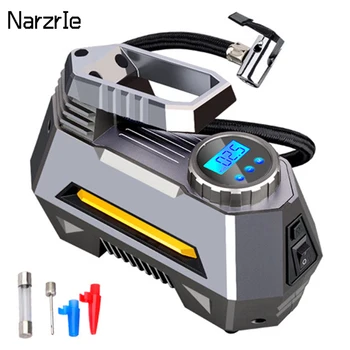 Portable Air Compressor Mini Tire Inflator Car Tire Pump Digital Pressure Gauge 150 Psi 12V DC With Bright Emergency Flashlight
Portable Air Compressor Mini Tire Inflator Car Tire Pump Digital Pressure Gauge 150 Psi 12V DC With Bright Emergency Flashlight