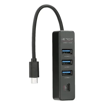 ALLOYSEED USB Type C HUB 5Gbps 4 Port Multi USB 3.0 3.1 USB3.0 Power Adapter For MacBook Pro Air Dock USB-C USB HUB Splitter Hub
ALLOYSEED USB Type C HUB 5Gbps 4 Port Multi USB 3.0 3.1 USB3.0 Power Adapter For MacBook Pro Air Dock USB-C USB HUB Splitter Hub