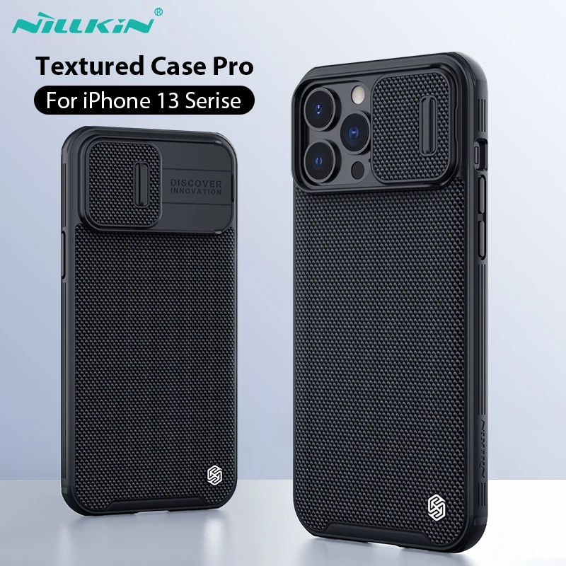 Для iPhone 13 Pro Max чехол NILLKIN текстурированный нейлоновая камера защита