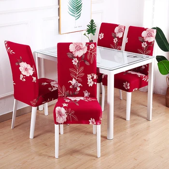 2/4/6 Printed Flower Chair Cover Big Elastic Chair Covers Slipcovers Stretch Removable Dining Seat Covers Hotel Banquet
2/4/6 Printed Flower Chair Cover Big Elastic Chair Covers Slipcovers Stretch Removable Dining Seat Covers Hotel Banquet