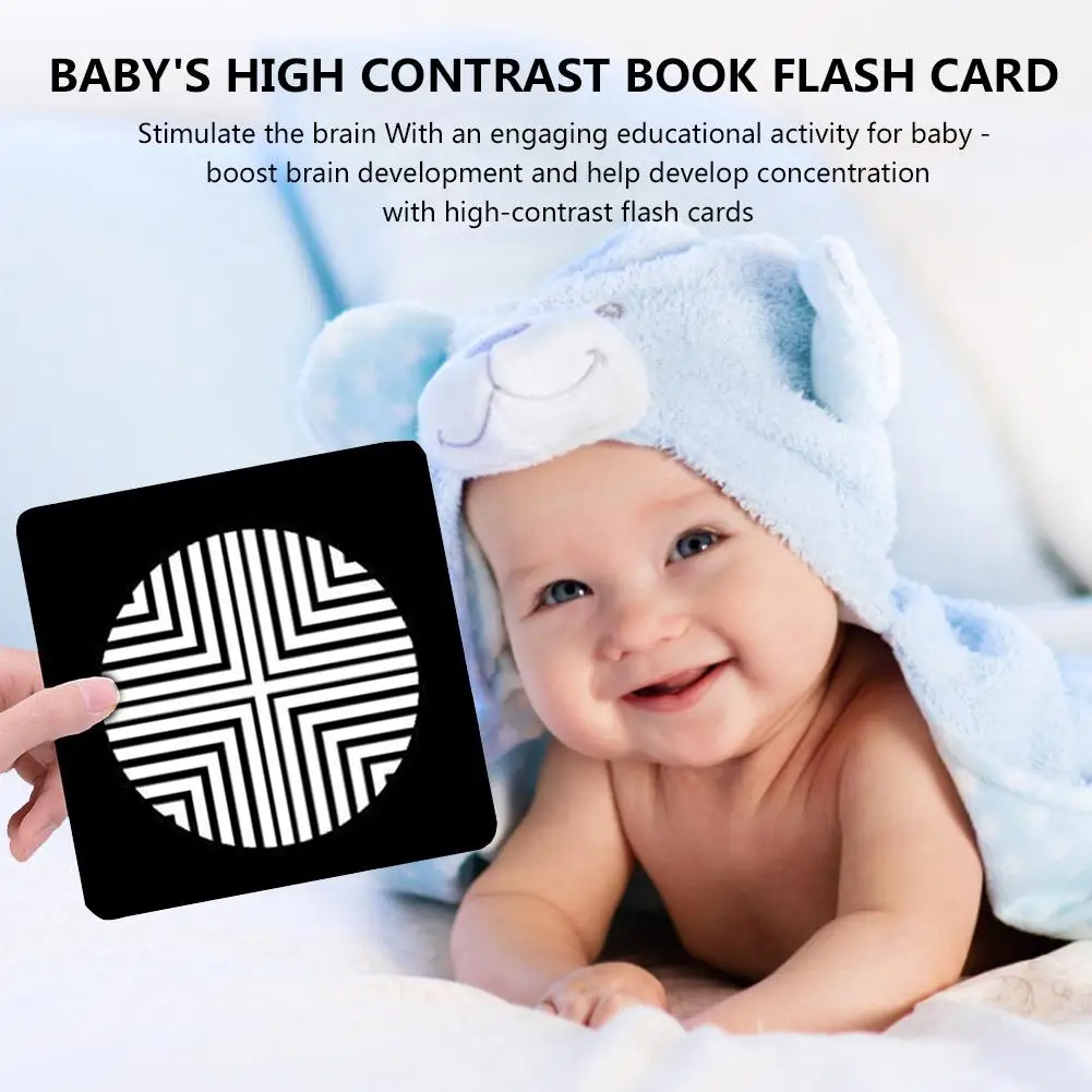 40pcs Black and White Cards Early Educational 0-6 Month Baby Visual Training Card Animal Shape Boys Girls Toys | Игрушки и хобби