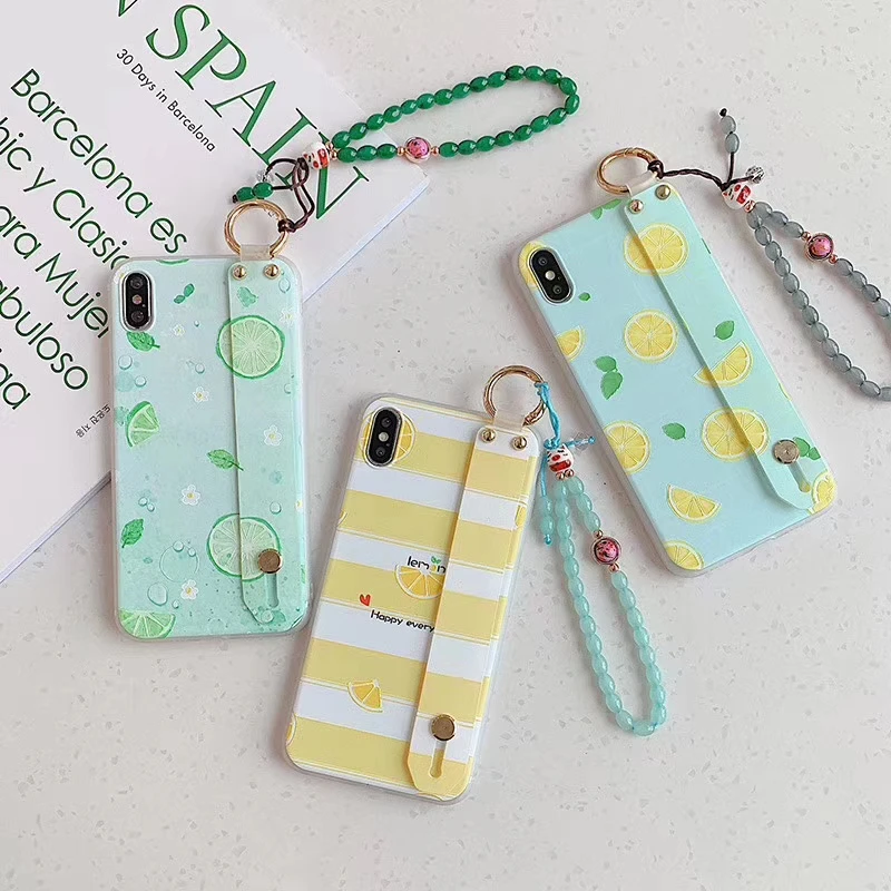 Summer Fruit Pattern Silicon Phone Case For iphone 11 Pro Max XS MAX XR 7 8 Plus Wristband Transfer Bead Bracelet TPU Case
Summer Fruit Pattern Silicon Phone Case For iphone 11 Pro Max XS MAX XR 7 8 Plus Wristband Transfer Bead Bracelet TPU Case