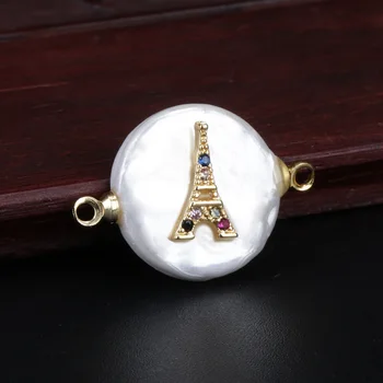 rainbow cz paved eiffel tower tiny charm on round coin pearl beads connector for bracelet choker diy jewelry making
rainbow cz paved eiffel tower tiny charm on round coin pearl beads connector for bracelet choker diy jewelry making