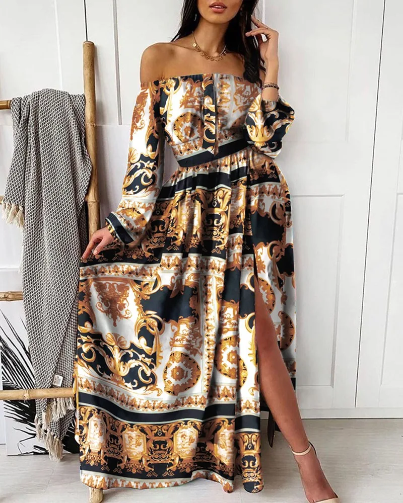 African Print Dresses For Women Off The Shoulder Pleated Long Maxi Dress Fashion Bazin Sexy African Dashiki Dress For Lady 2020
African Print Dresses For Women Off The Shoulder Pleated Long Maxi Dress Fashion Bazin Sexy African Dashiki Dress For Lady 2020