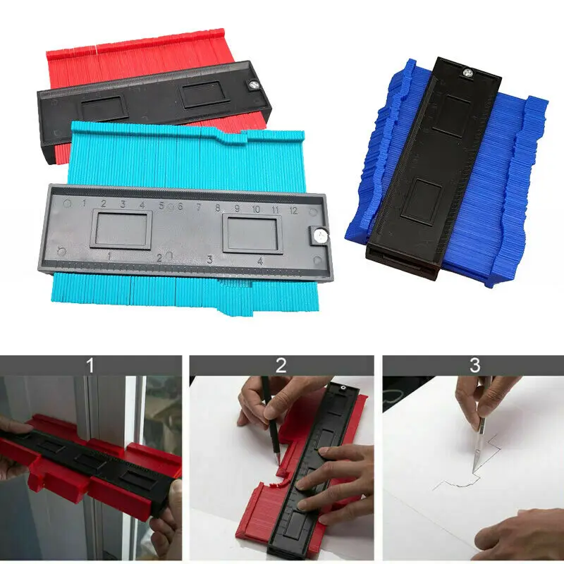 Irregular ruler 12cm Contour Gauge Profile Gauge Shape Duplicator Plastic Woodworking Measure Tool
Irregular ruler 12cm Contour Gauge Profile Gauge Shape Duplicator Plastic Woodworking Measure Tool