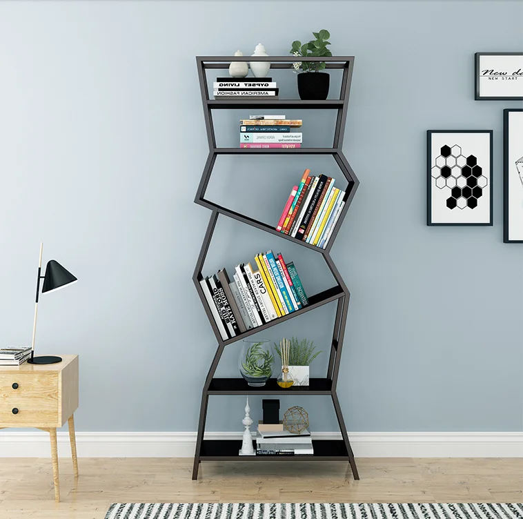 Nordic designer iron art display simple bookshelf multi-layer partition display shelf
Nordic designer iron art display simple bookshelf multi-layer partition display shelf