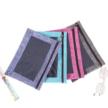 B5 PVC Binder Zipper Pencil Pouch Cases File Bill Receipt Pocket Large Capacity Mesh Binder Pen Bags Case With Clear Window
B5 PVC Binder Zipper Pencil Pouch Cases File Bill Receipt Pocket Large Capacity Mesh Binder Pen Bags Case With Clear Window