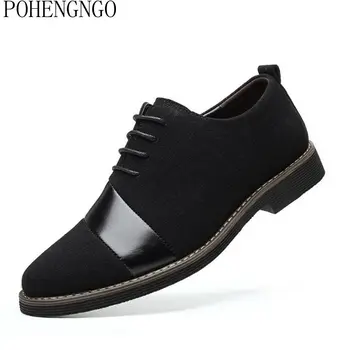 2020 New Business Dress Shoes Men/ Black Brown Suede Leather Casual Shoes Carved Brogue Gentleman Shoes Formal Men Wedding Shoes
2020 New Business Dress Shoes Men/ Black Brown Suede Leather Casual Shoes Carved Brogue Gentleman Shoes Formal Men Wedding Shoes