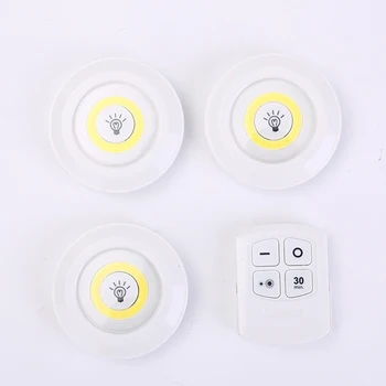 3 Sets Battery Under Cabinet Light Dimmable COB LED Closets Lights Wireless LED Remote Control Light Wall Lamp For Wardrobe
3 Sets Battery Under Cabinet Light Dimmable COB LED Closets Lights Wireless LED Remote Control Light Wall Lamp For Wardrobe