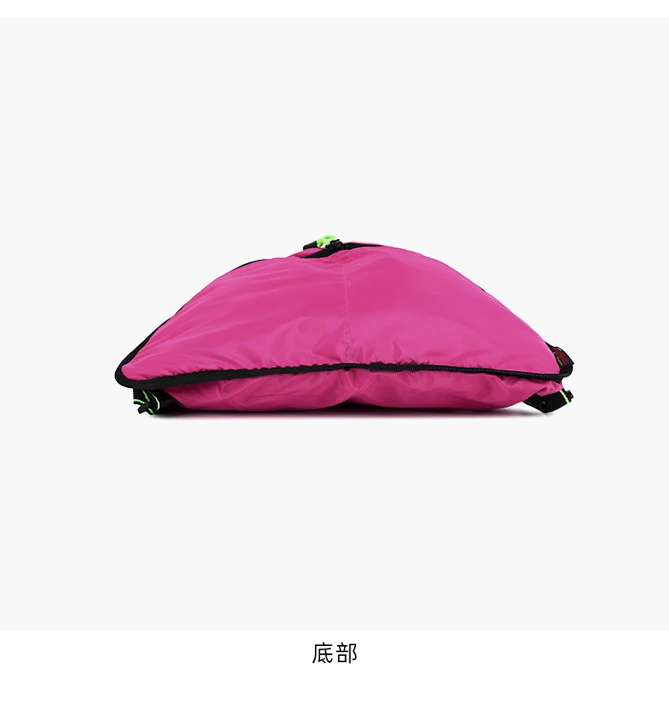 YINJUE Pioneering Foldable Drawstring Backpack women Travel Beach Sack Bag Portable Casual String Sackpack Shopping Bags Mochila
