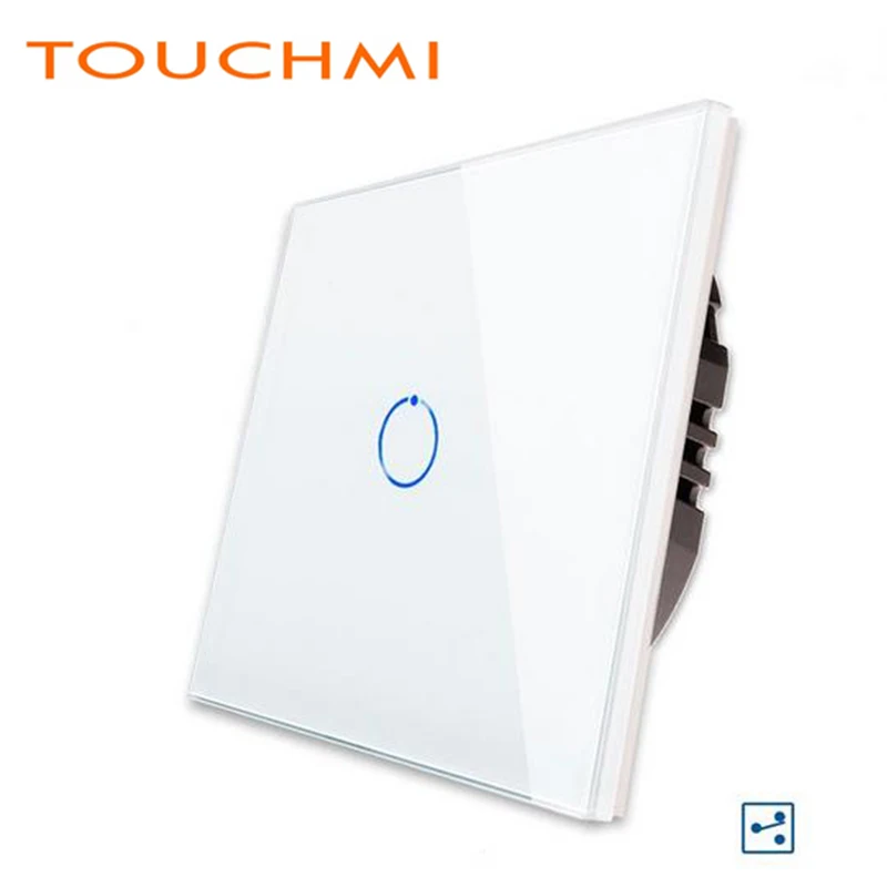 TOUCHMI 1/2/3Gang 2Way Stair Wall Switch,White Crystal Toughened Glass Touch 2Way Light Switch EU/UK standard AC110-250V
TOUCHMI 1/2/3Gang 2Way Stair Wall Switch,White Crystal Toughened Glass Touch 2Way Light Switch EU/UK standard AC110-250V